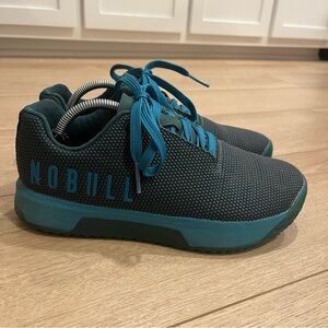 NOBULL SF Trainer SuperFabric Deep Teal Blue Green Running Shoe Women’s Size 7.5